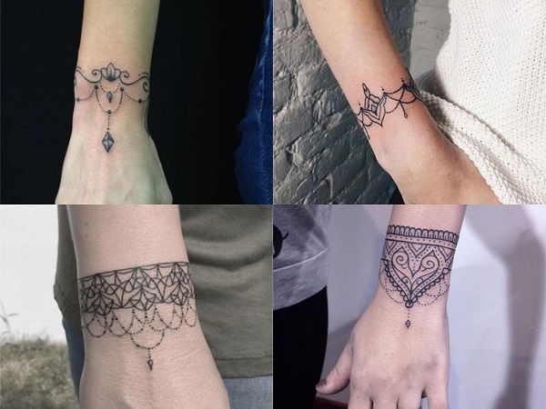 tatuajes brazalete mujer lamparas arana 1