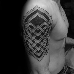 100 celtic knot tattoos for men interwoven design ideas 17