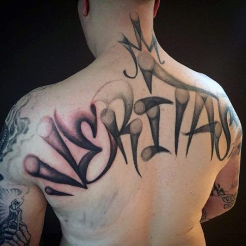 Татуировки надписи на позвоночнике мужские thumbnail